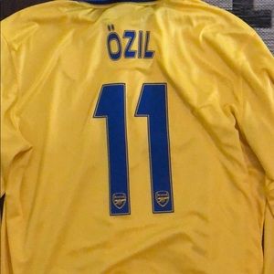 Arsenal Yellow Away Jersey- Ozil 11